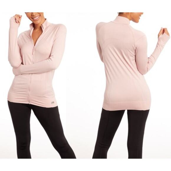 Marika Tek Zip-Front Seamless Jacket full zip heather gray - Picture 7 of 7